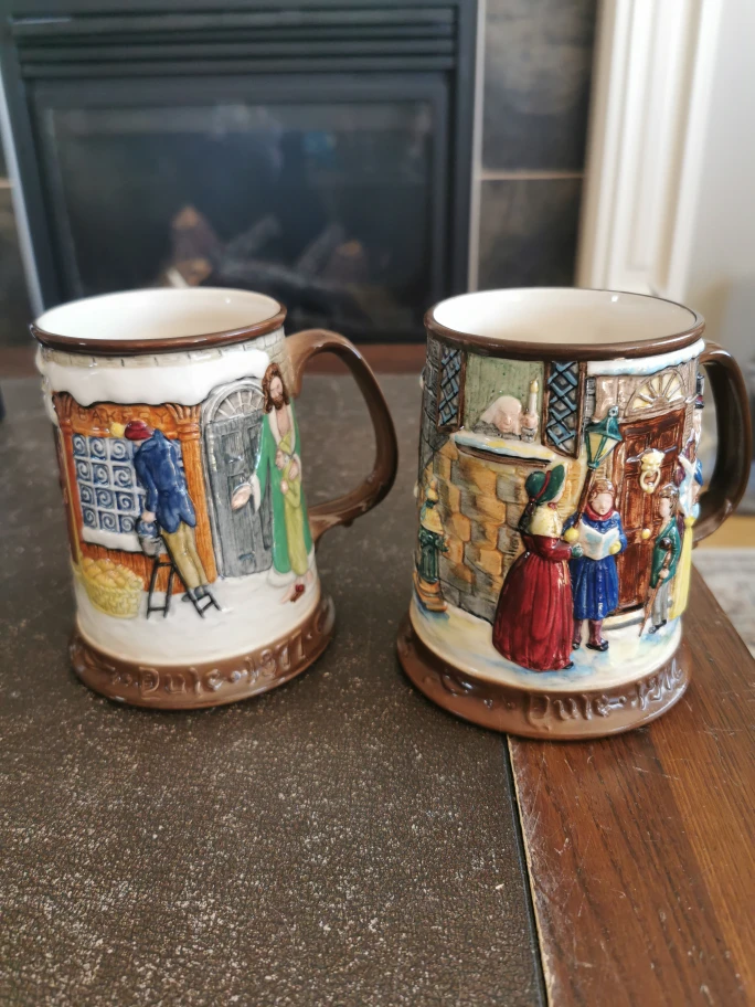 Vintage Royal doulton 70s John Beswick Charles Dickens mugs thumbnail