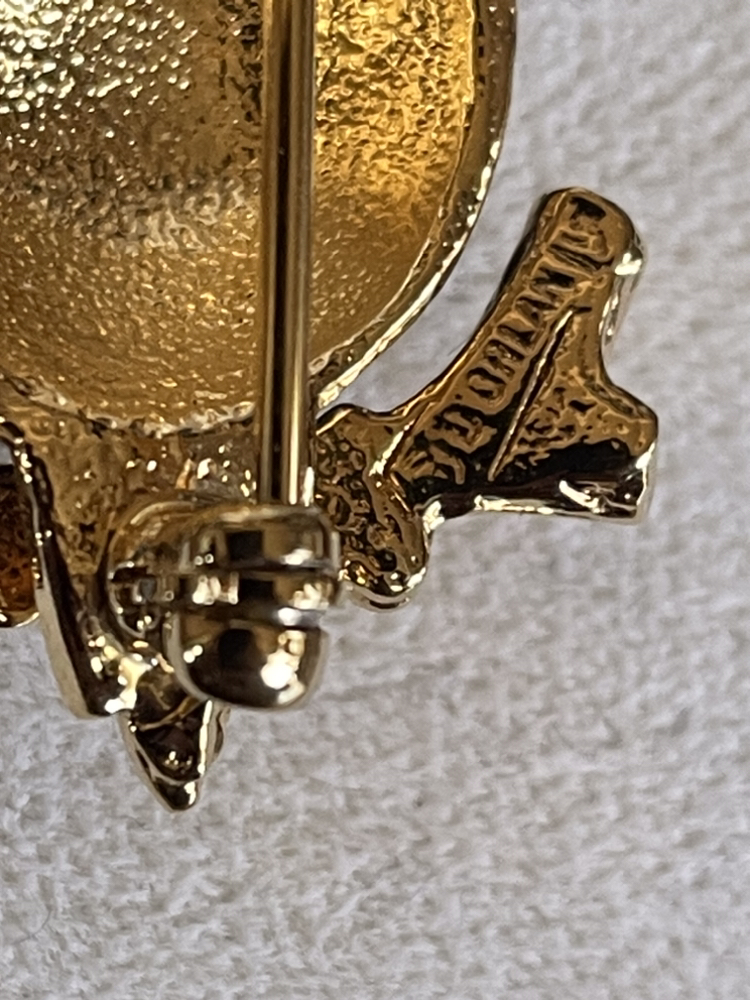 Vintage D’Orlan Owl Brooch Pin image indicator(4)