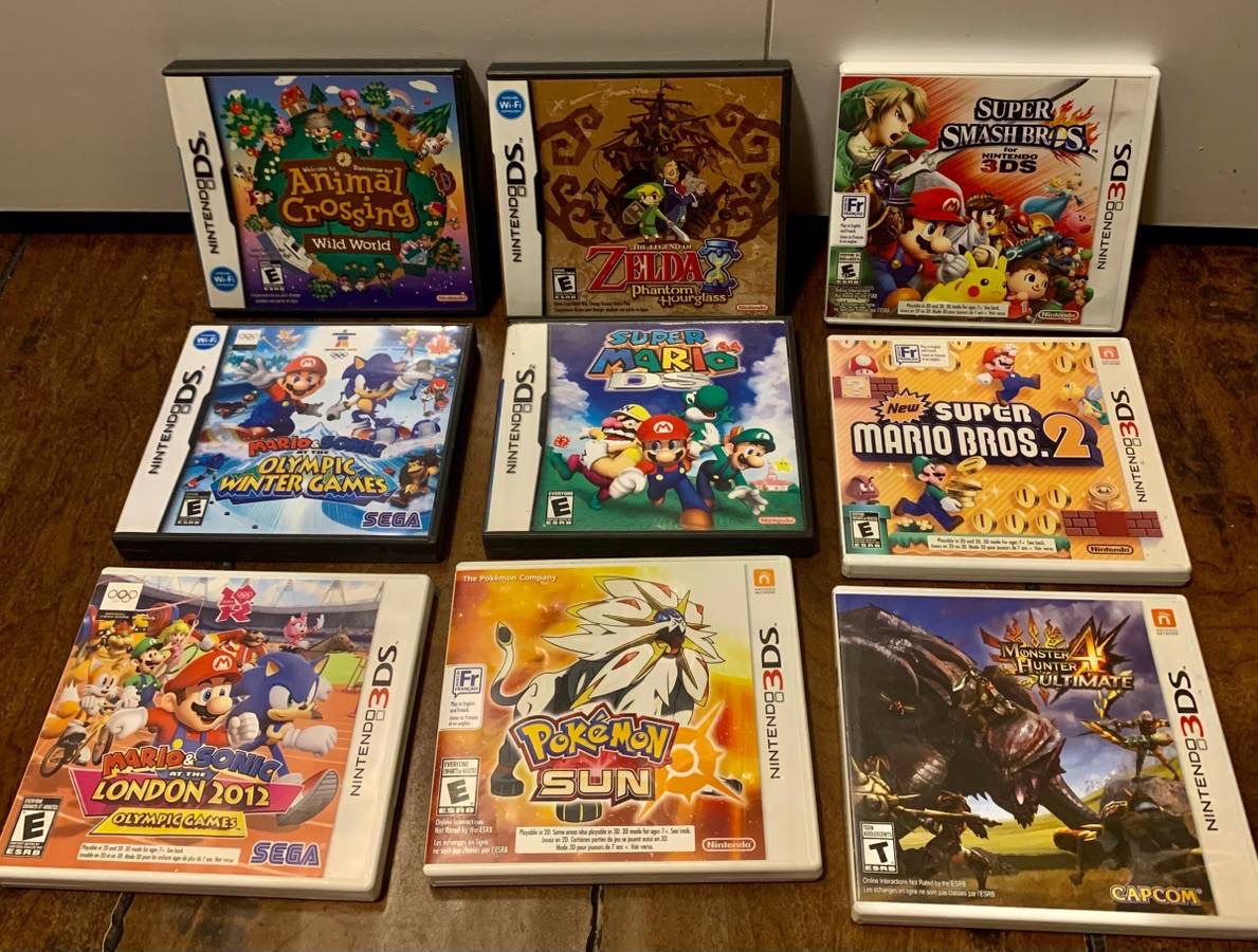 Nintendo DS And 3DS Games