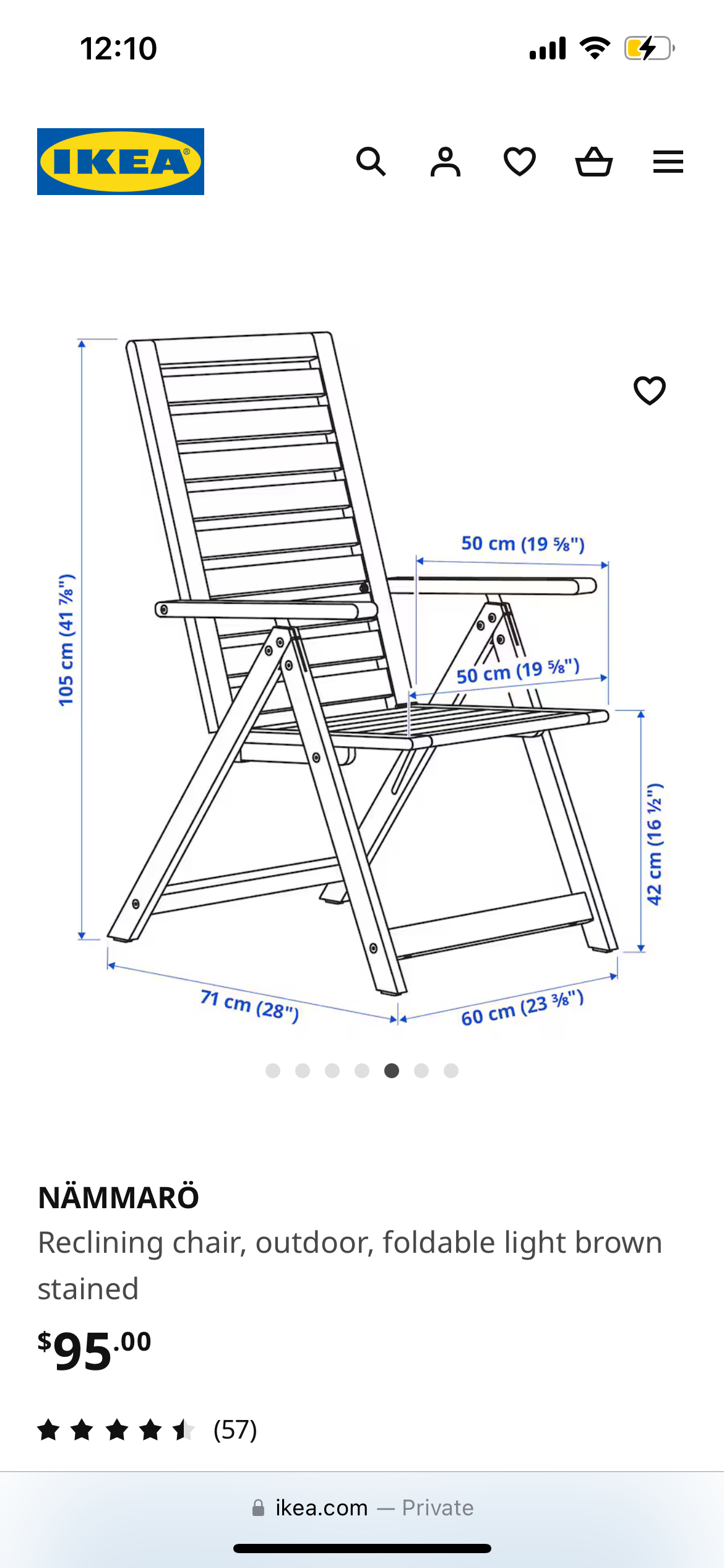 Ikea patio set - photo 4