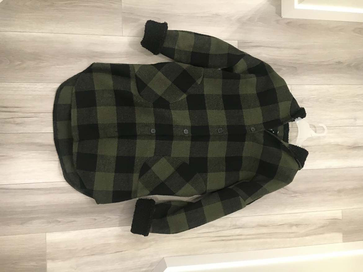Plaid hooded jacket thumbnail