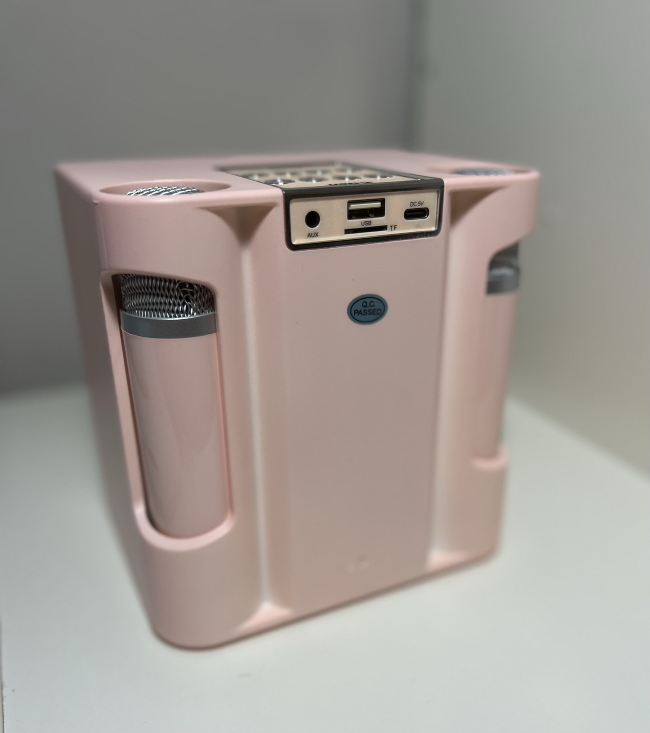 Bluetooth Karaoke Speaker with 2 mics image indicator(10)