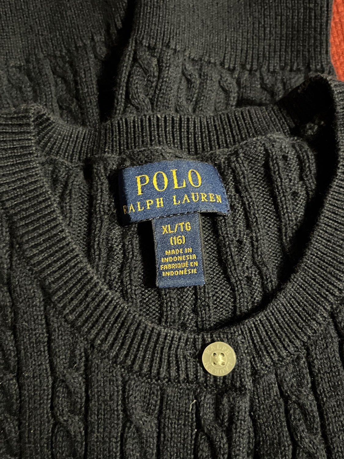 Polo Navy Cardigan - photo 2
