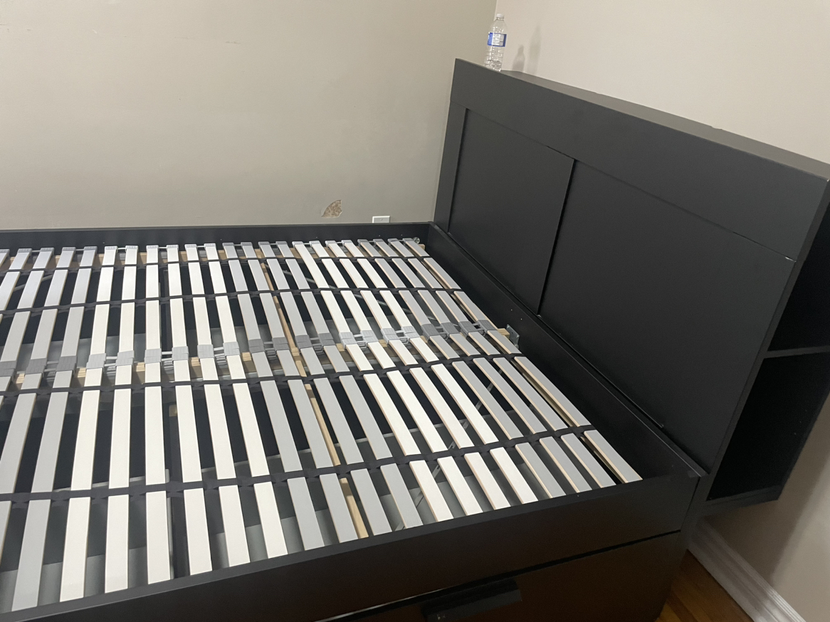 Queen bed frame  with 2 drawers both side - photo 2