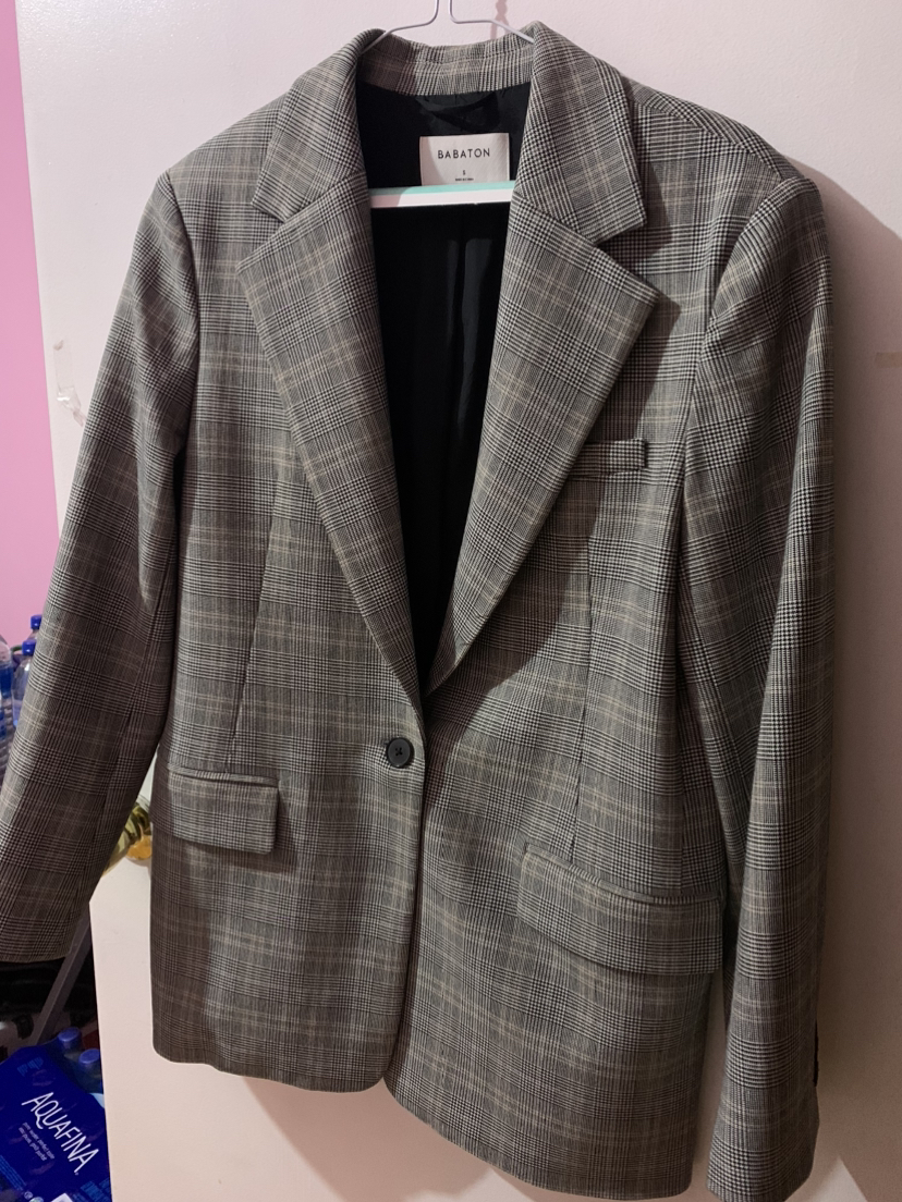 Aritzia Babaton Agency Check Blazer image indicator(2)