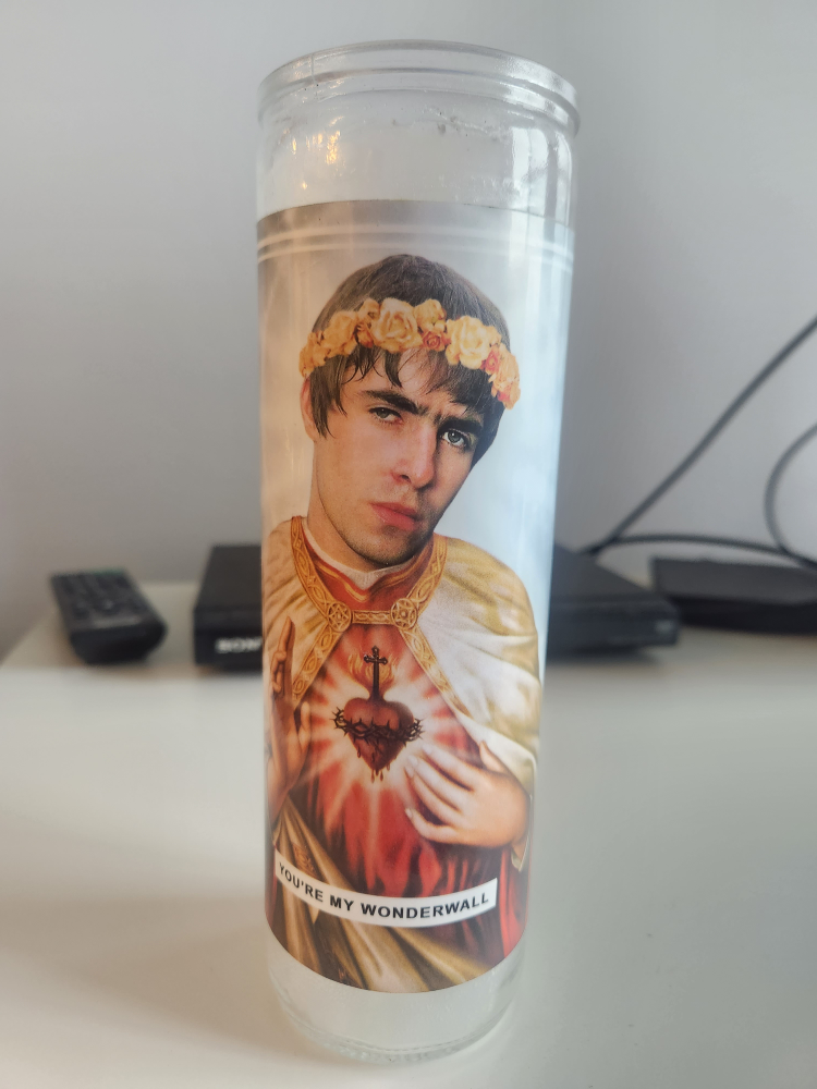 Oasis Liam Gallagher Jesus Candle