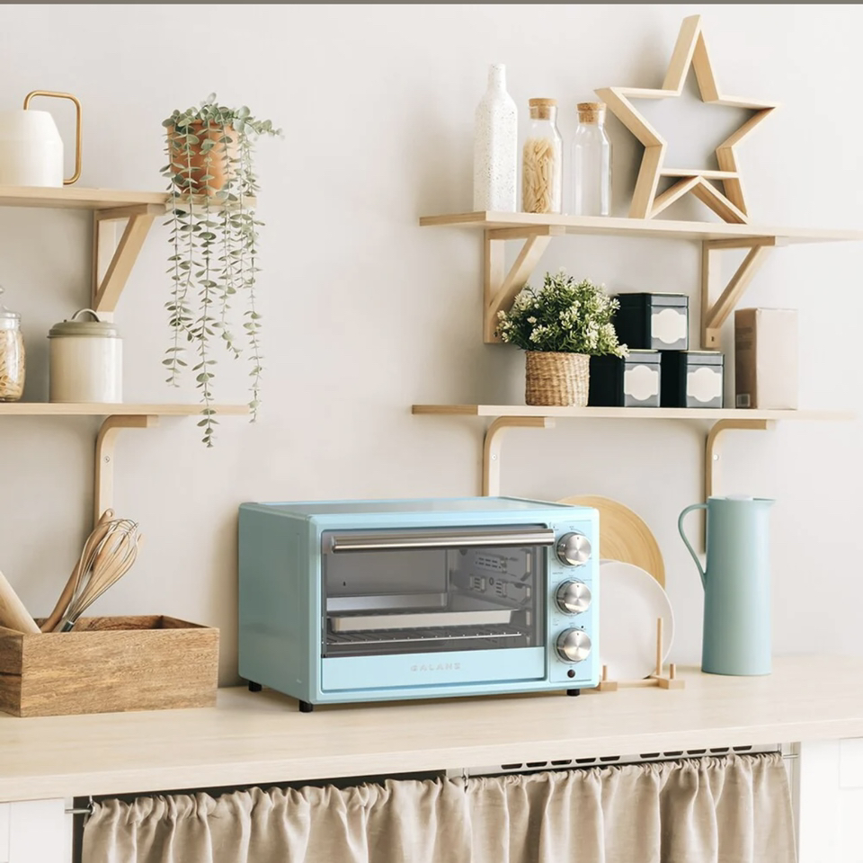 *Brand New* Galanz 0.9 cu.ft. Retro Manual Toaster Oven image indicator(6)