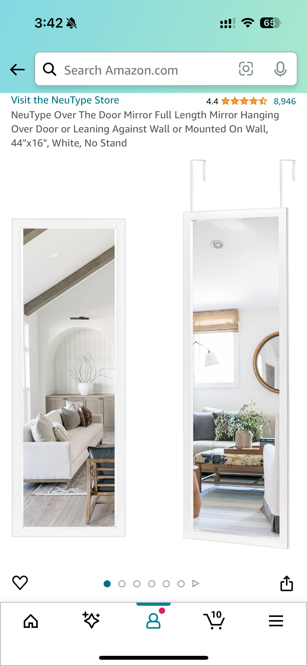 Over the Door Mirror - photo 3