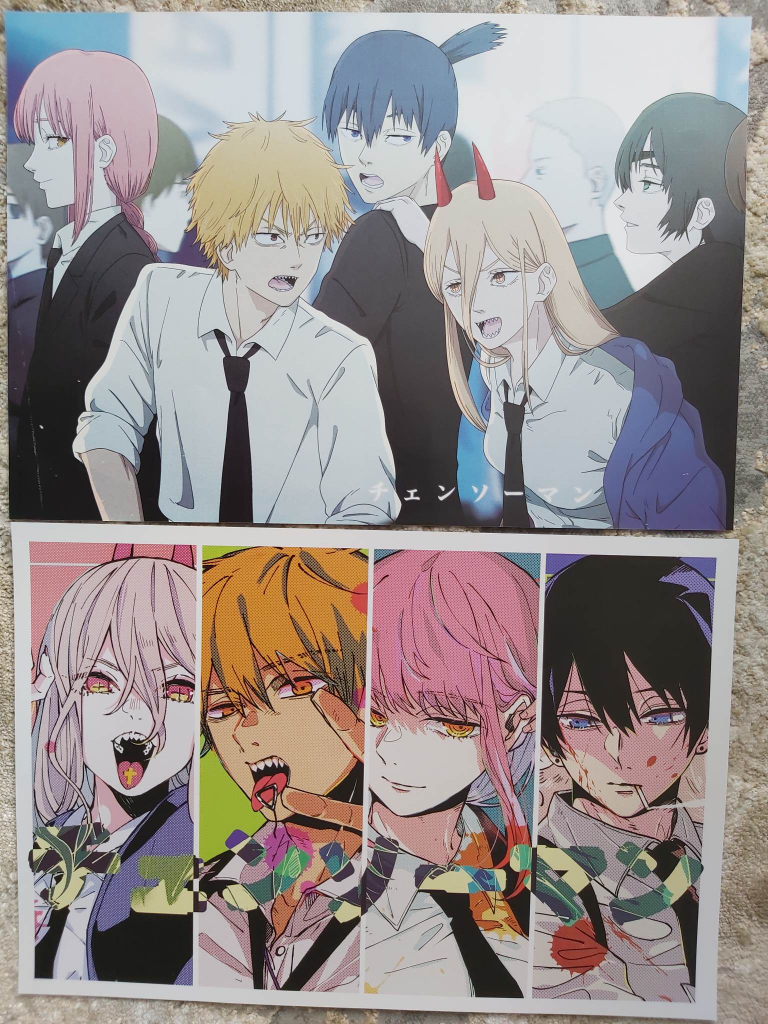 Chainsaw man anime posters