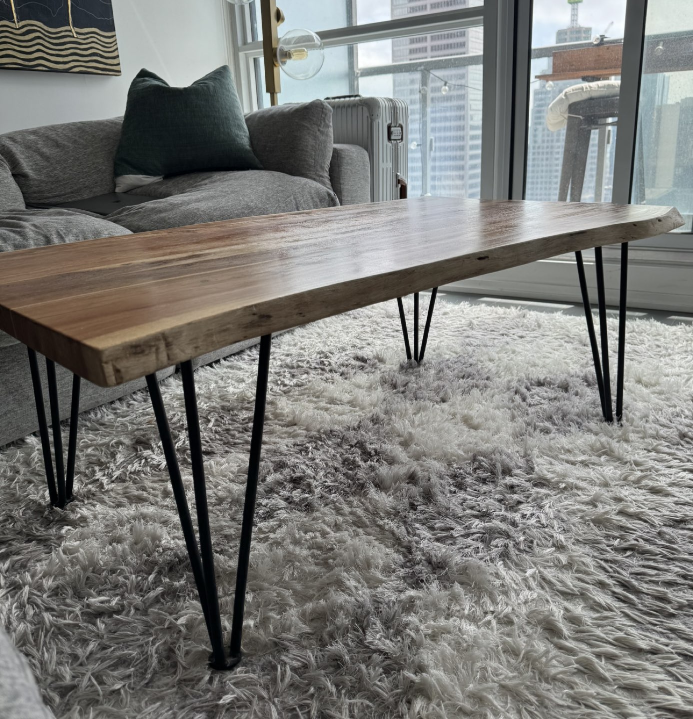 Solid Wood Coffee Table - photo 3