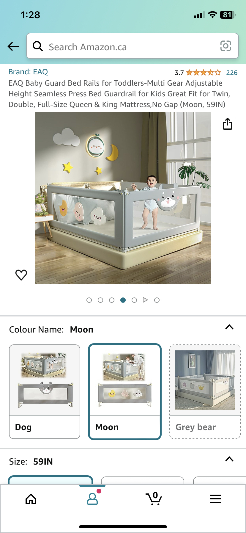 EAQ Baby Guard Bed Rails - photo 2