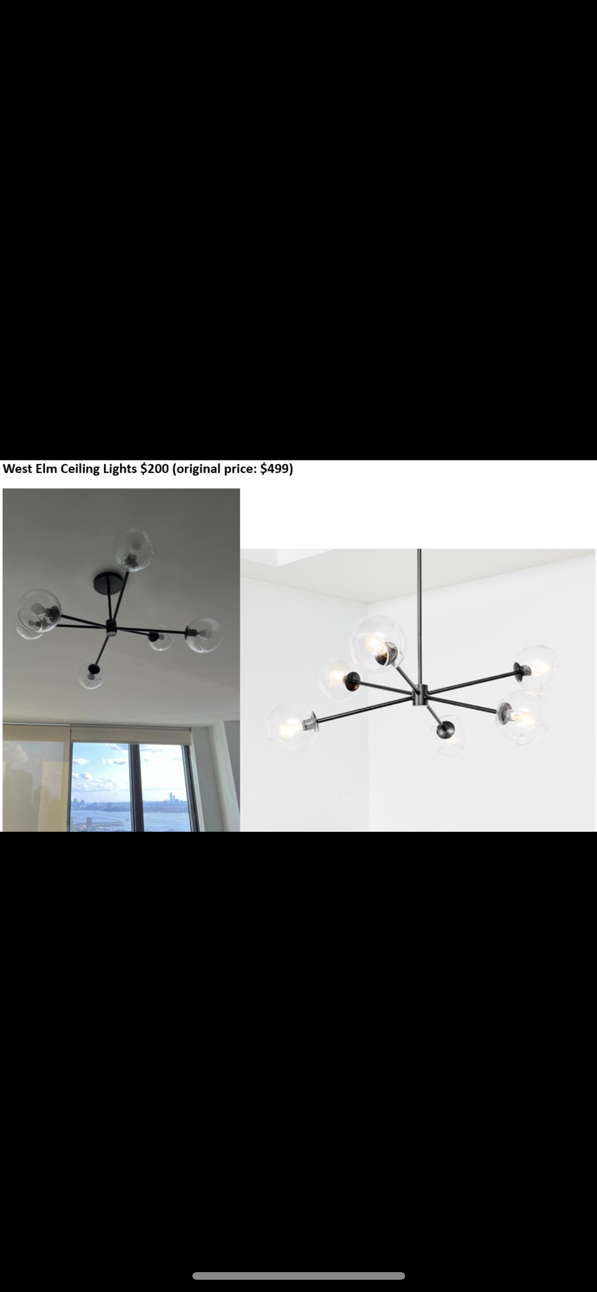 West Elm Ceiling Lights
