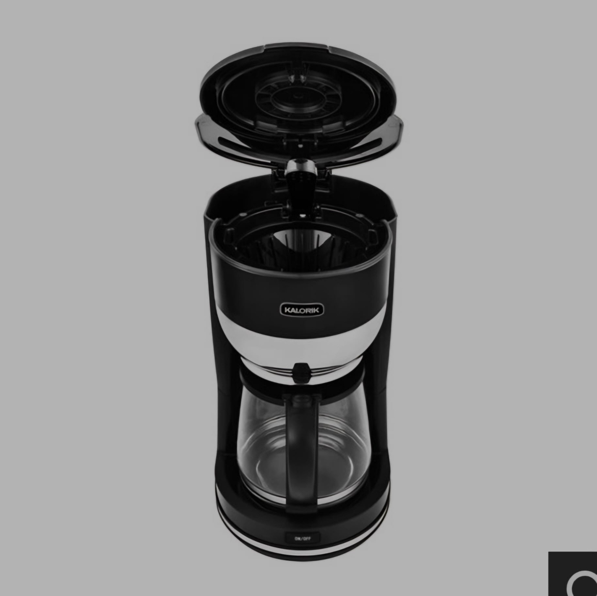 KALORIK Kalorik 10-Cup Black Retro Coffee Maker image indicator(5)