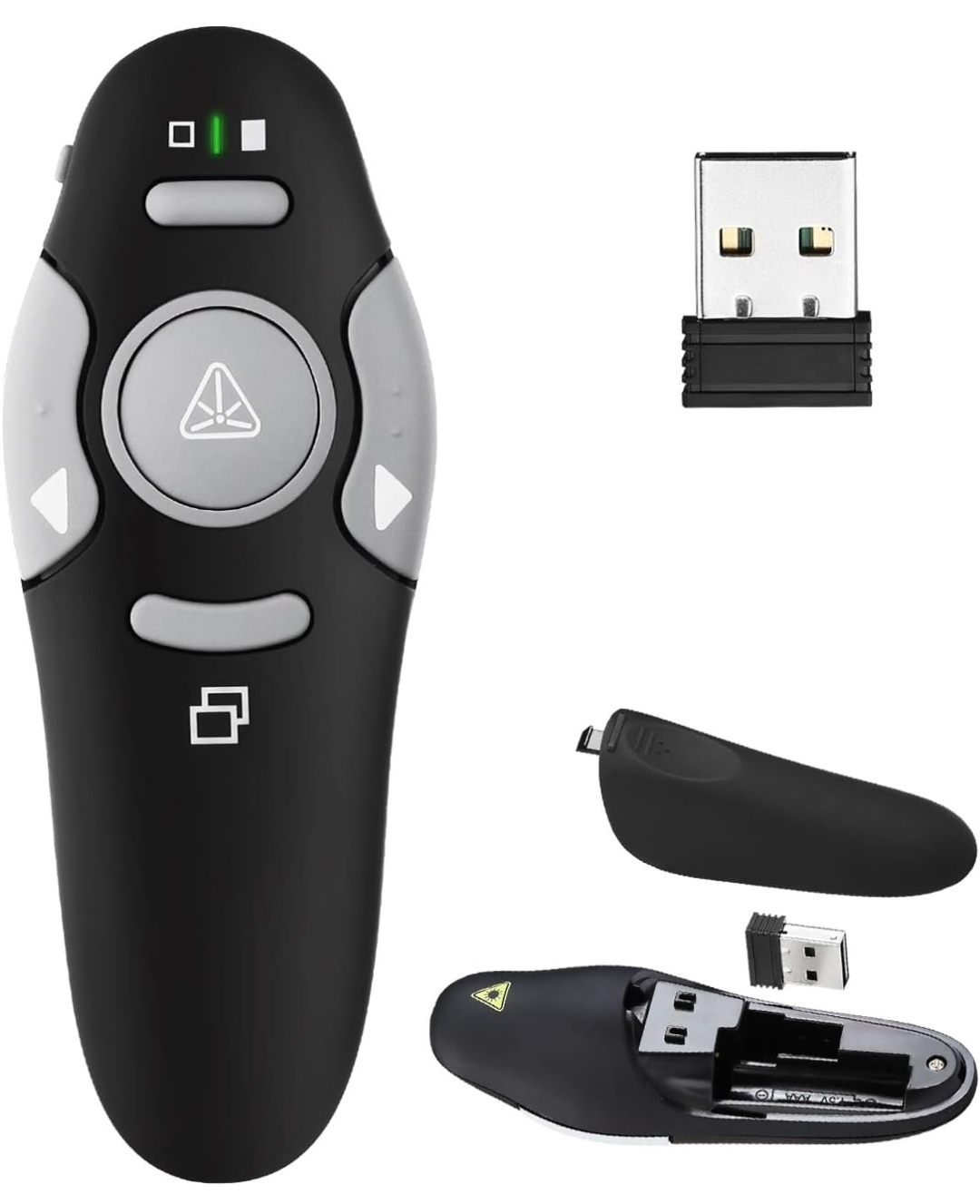 ETOBESY 2.4GHz Wireless Presenter RF Power Point Clicker - photo 2