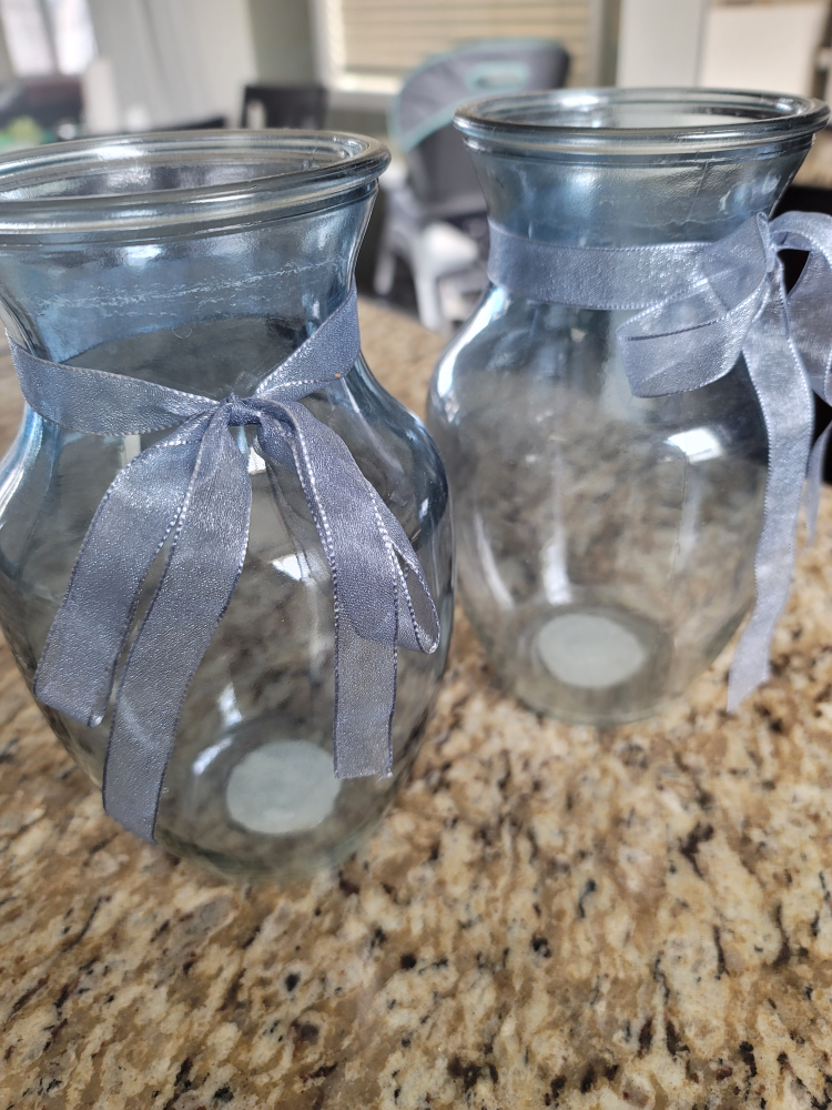 glass flower case #freecycle - photo 3