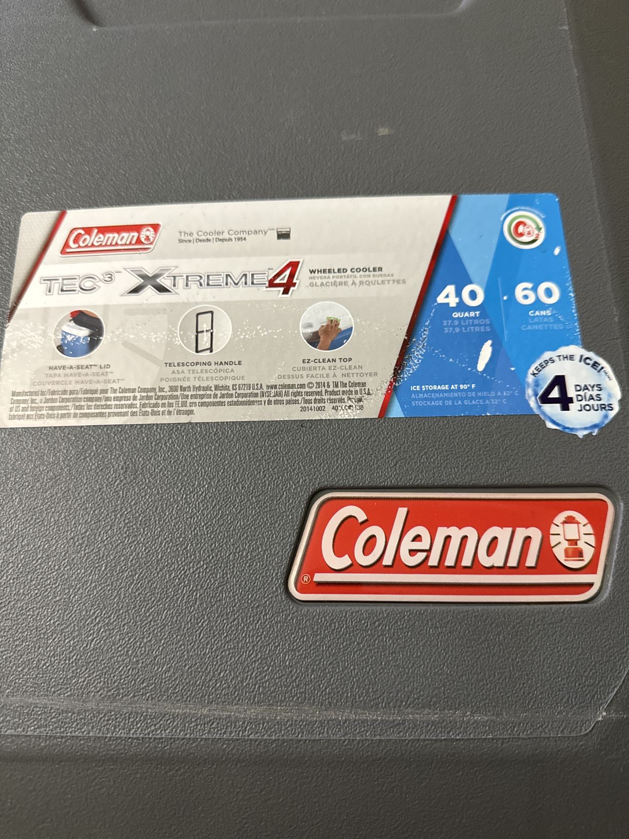 Coleman cooler 40 Quart thumbnail