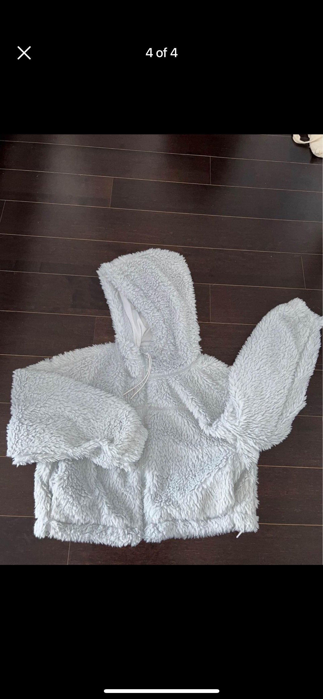 BDG cropped blue Hoodie -urban outfitters hoodie image indicator(4)