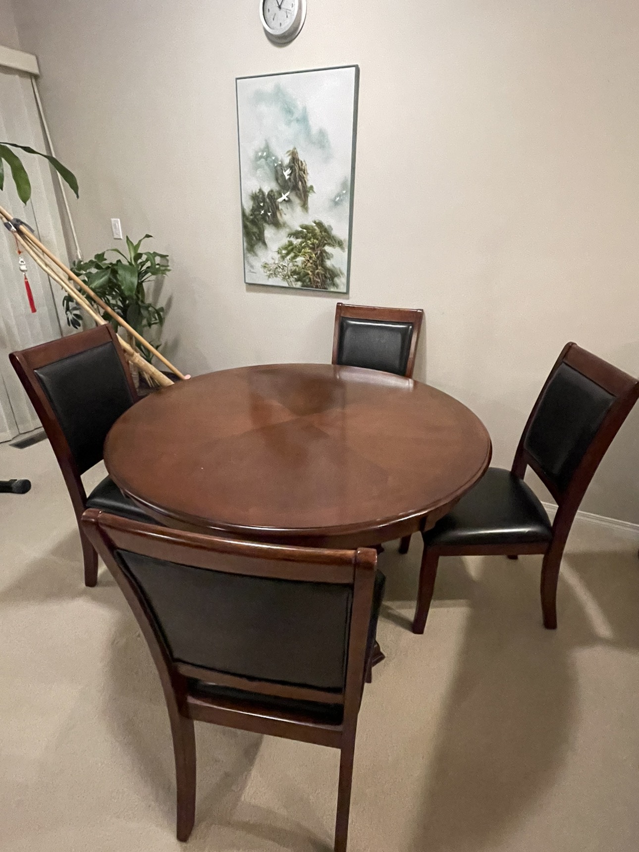 Wood table and chair dining set pickup summerside - photo 2