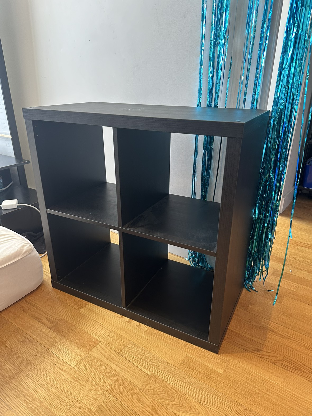 IKEA Black Kallax Shelf