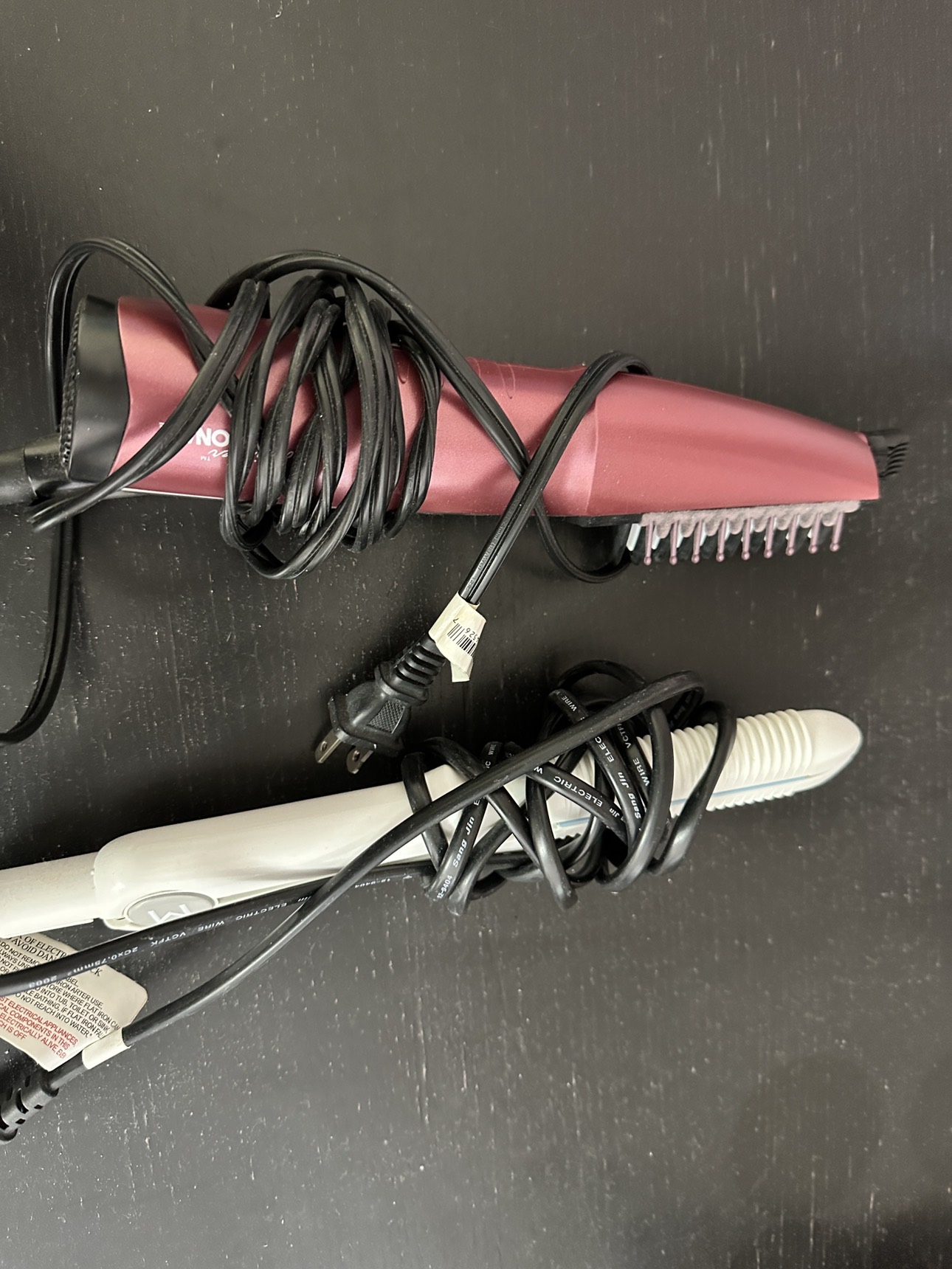 Free hair dryer/straightener and mini curler thumbnail