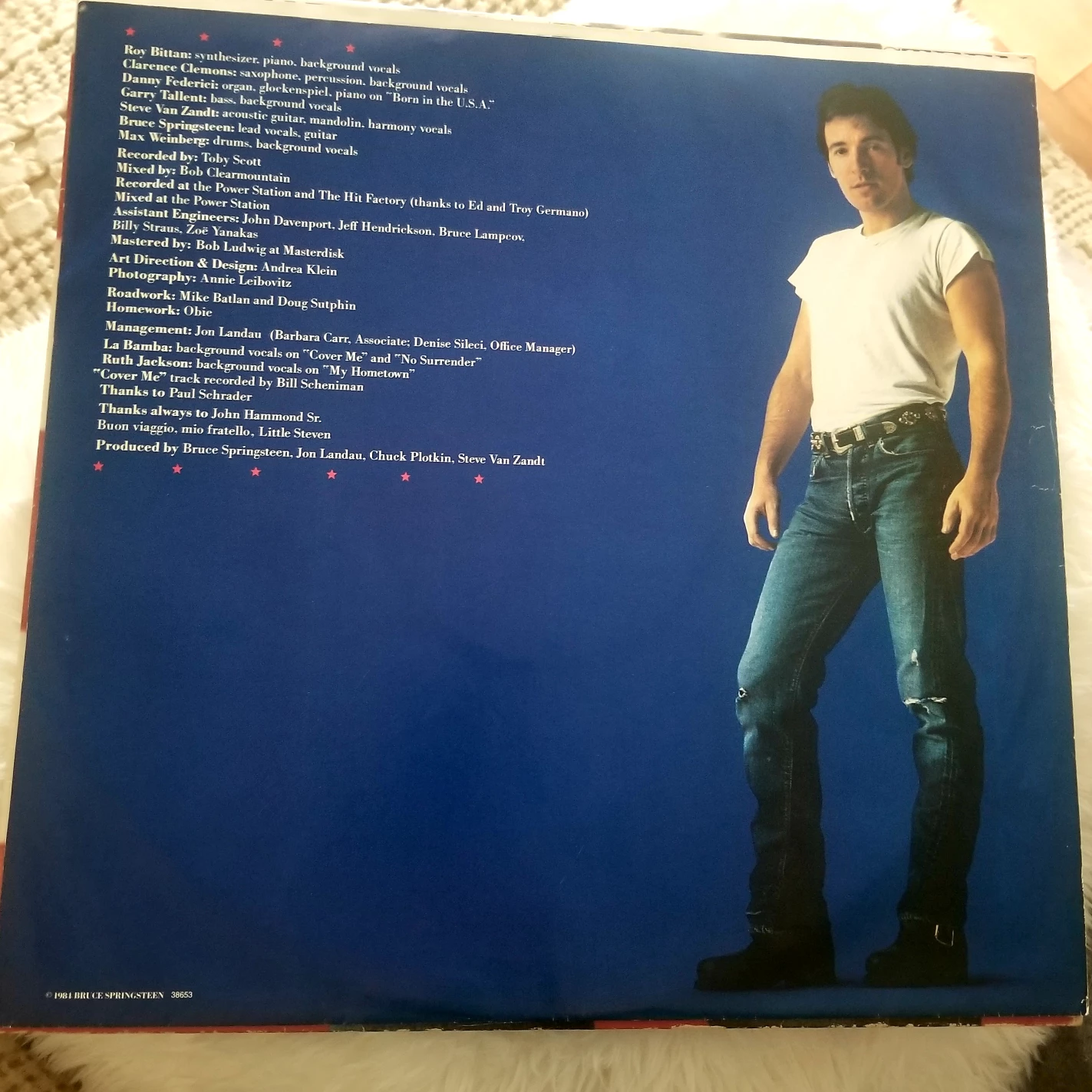 Authentic 1984 Bruce Springsteen Born in the USA 12" Vinyl image indicator(9)