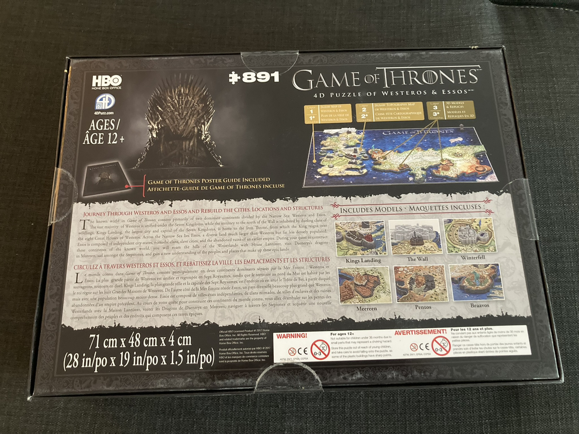Game of Thrones 4D puzzle - photo 3