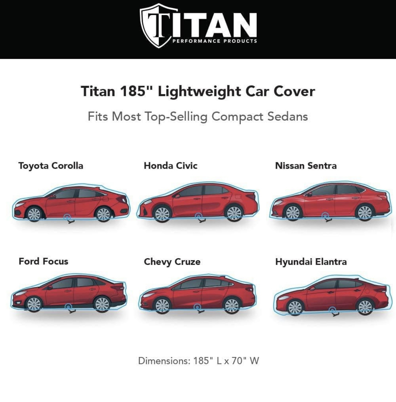 Car Cover For Compact Sedans 185 in - photo 4