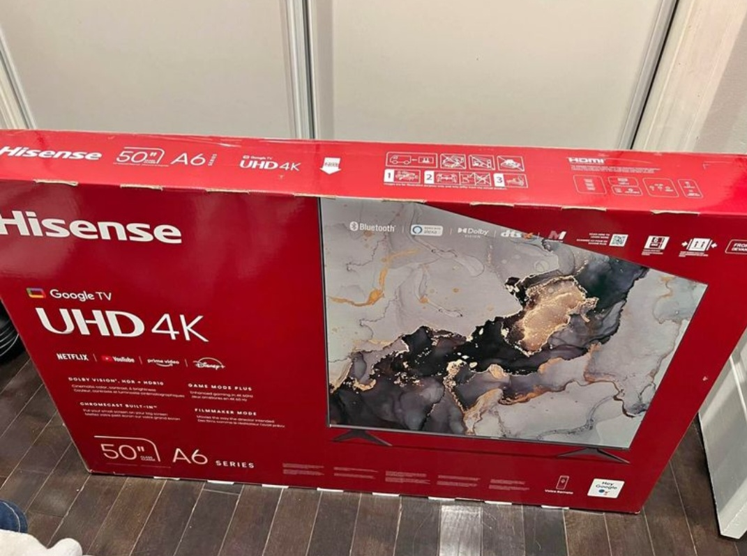 NEW 2023 MODEL HISENSE 50" 4K GOOGLE Smart TV ONLY $319.99!