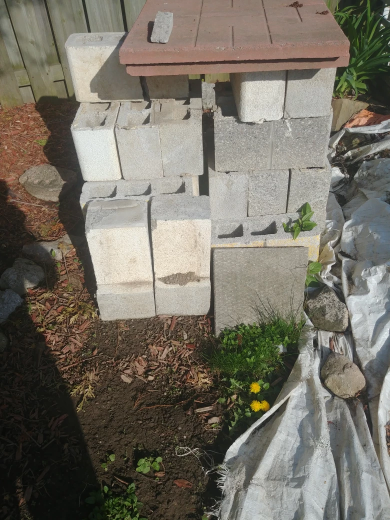 used cinder blocks❤