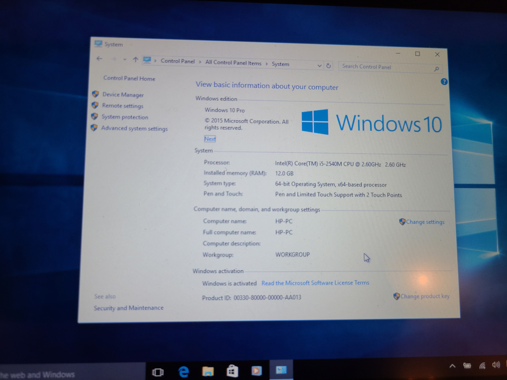 HP Elitebook 2760 Core i5 touchscreen - photo 3