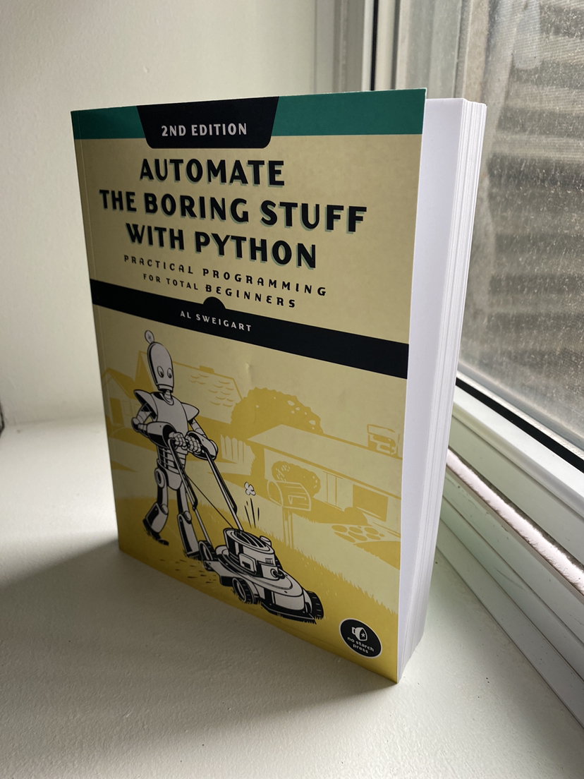 Automate the Boring Stuff with Python thumbnail