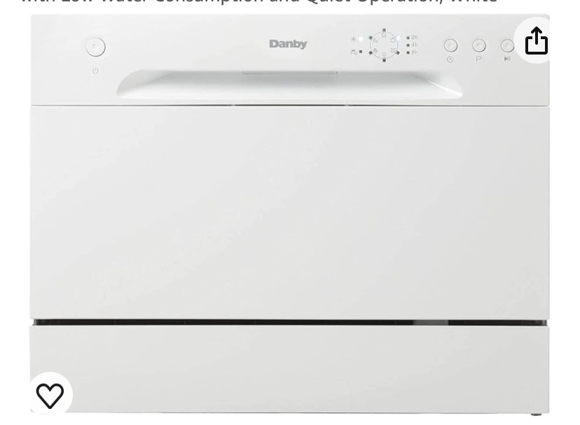Countertop dishwasher