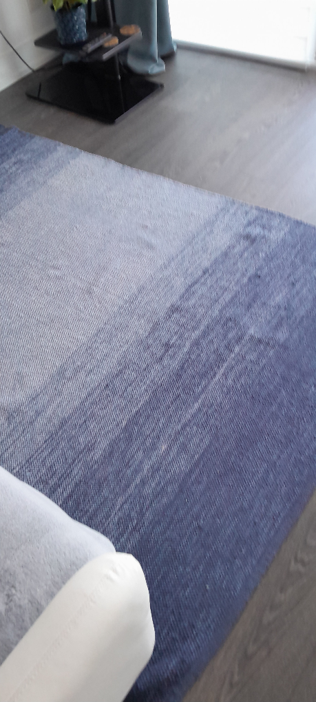 Pretty blue ombre cotton rug - photo 2