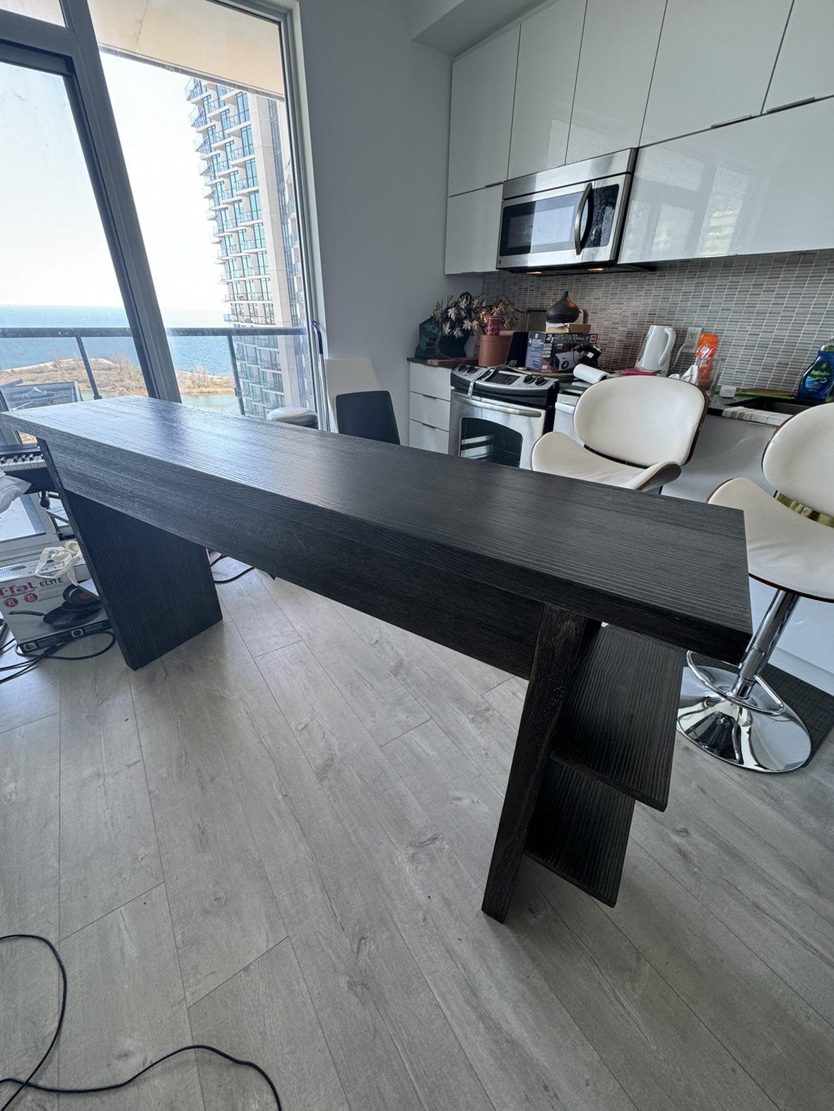 Ashley Solid Wood Console Table - photo 4