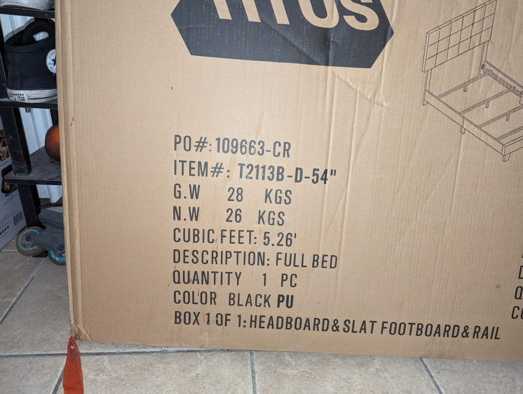 Titus Full Bed Frame - photo 3