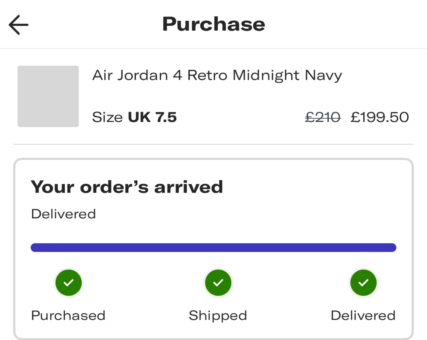 (8.5M/10W) Jordan 4 Retro Midnight Navy - photo 3