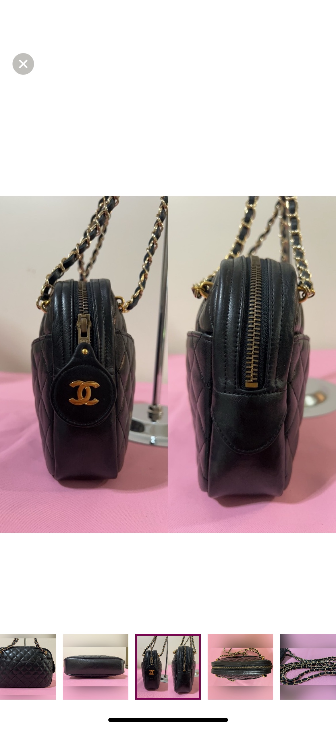 Chanel Vintage Quilted Camera Bag - photo 5