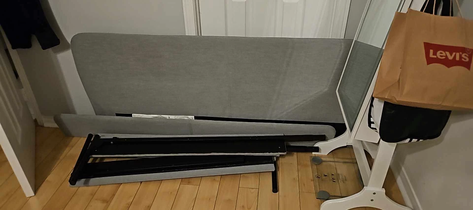 IKEA SLATTUM queen size bed frame - photo 5
