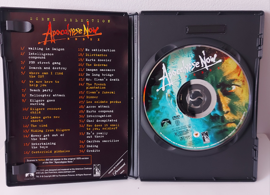 Apocalypse Now DVD - NEW image indicator(2)