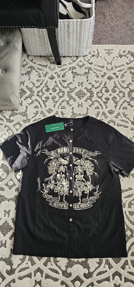 New Black button up shirt
