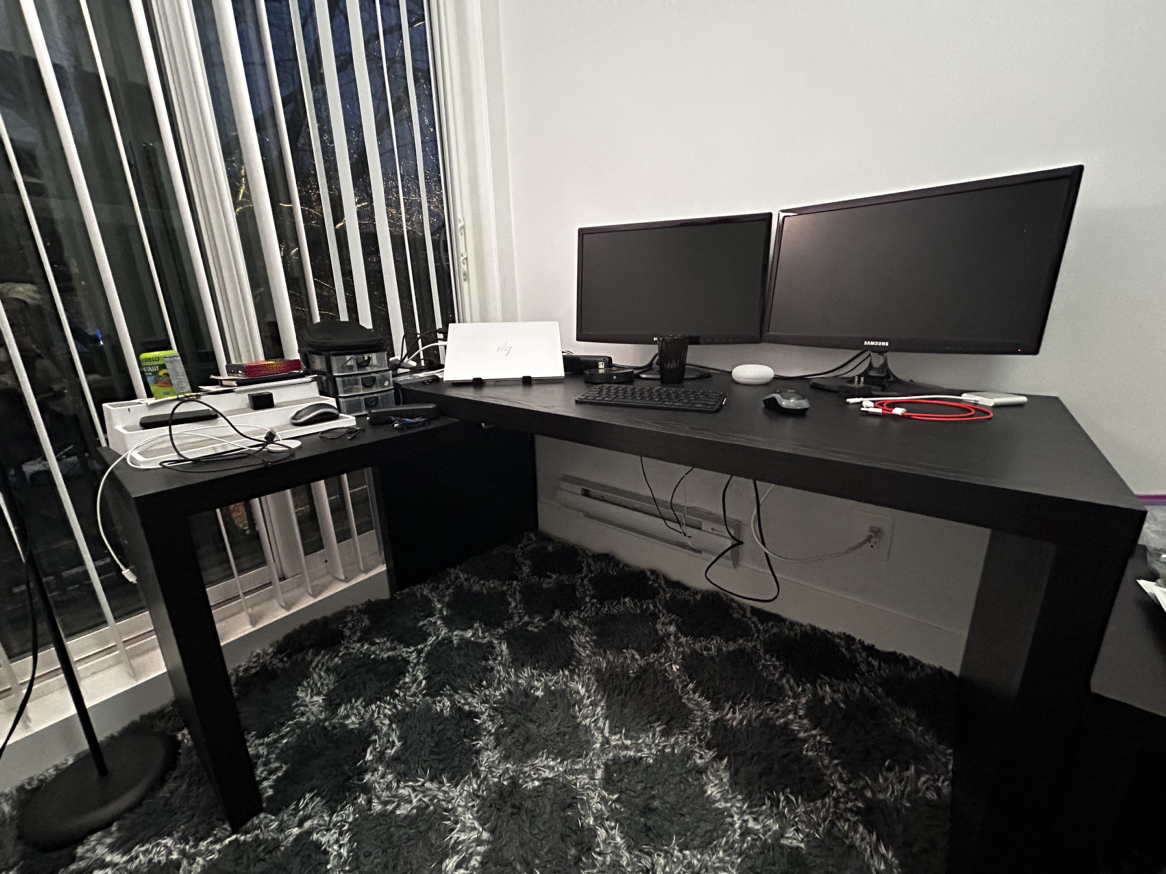 IKEA MALM study table