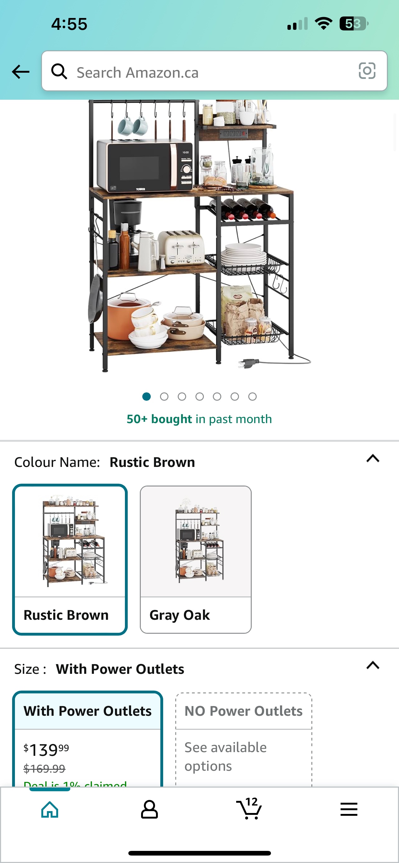 Bakersrack / Microwave stand image indicator(4)