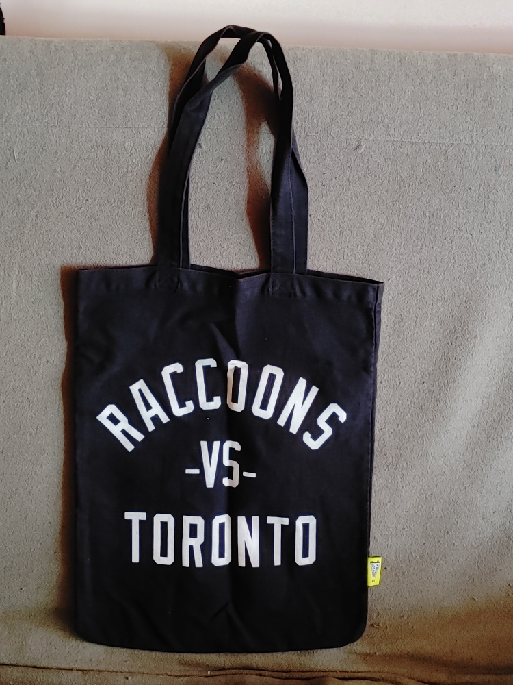 Raccoon tote bag