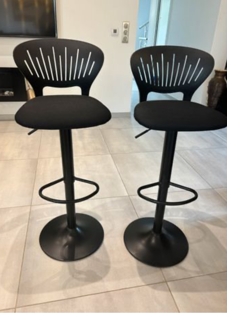 TWO Adjustable computer bar stool image indicator(3)