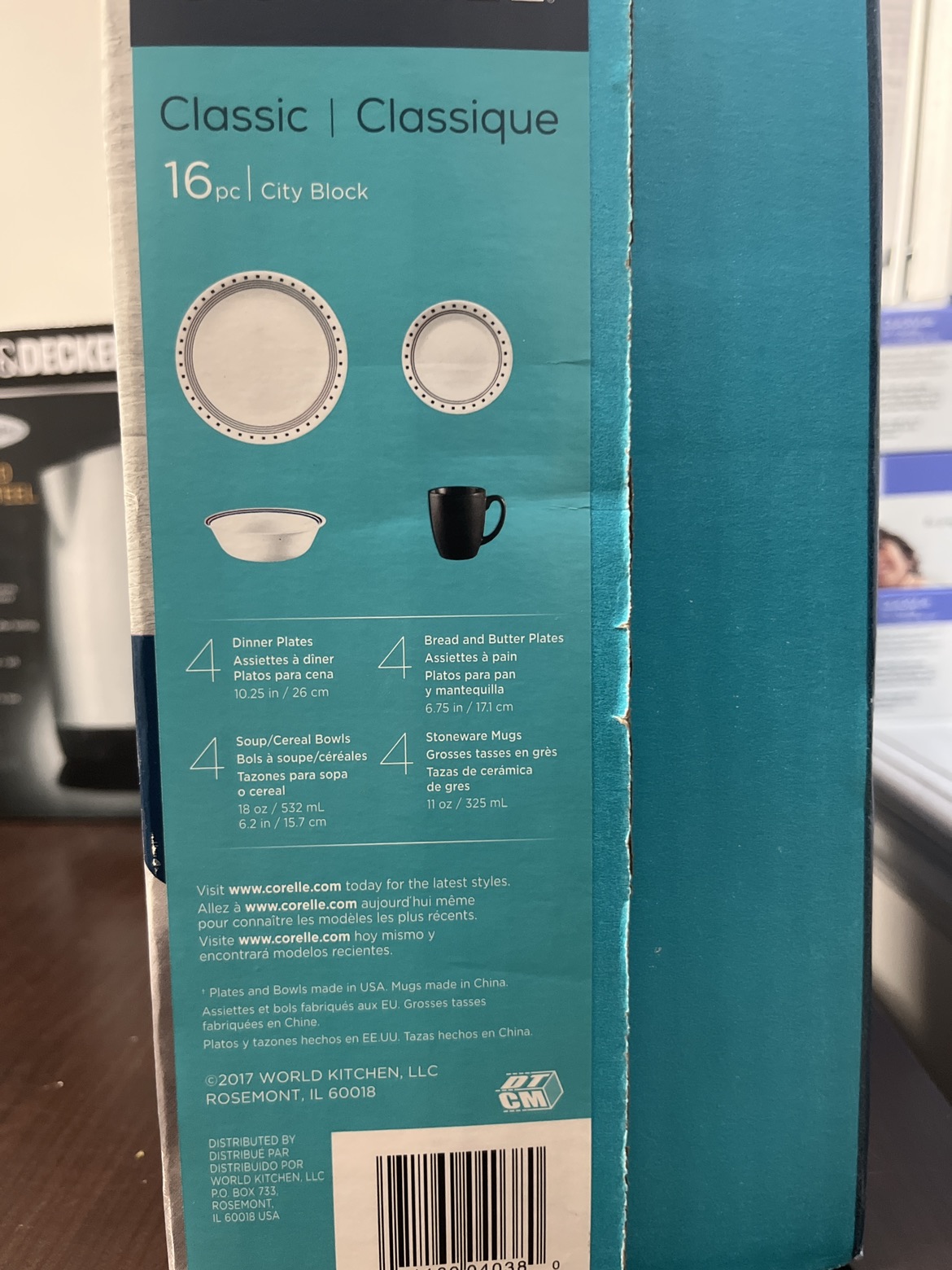 Brand New Corelle City Block dinnerware set image indicator(2)