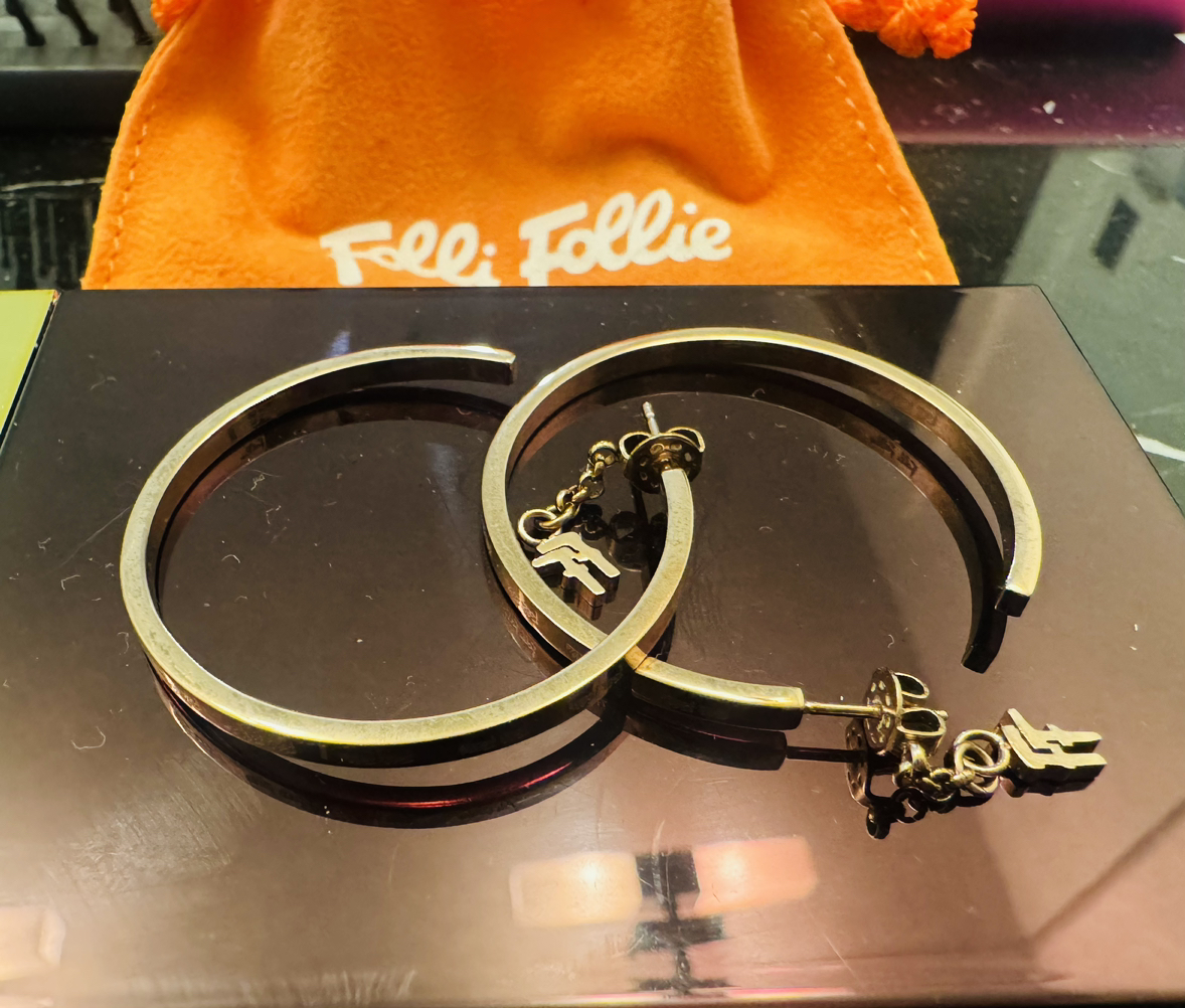 Folli Follie Rose Gold Earrings image indicator(2)