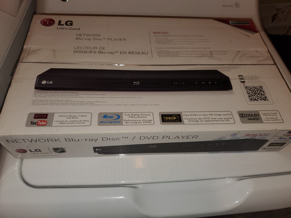 LG Blu-ray/DVD player