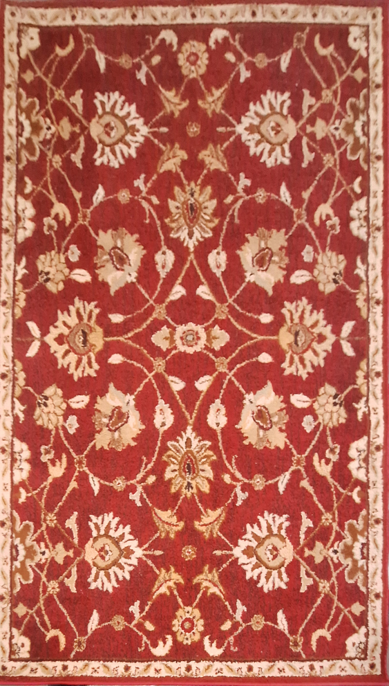 red wool carpet new and perfect condition thumbnail