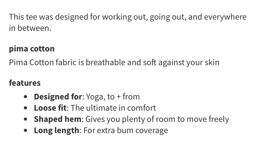 Ladies lululemon Love Tee - photo 3