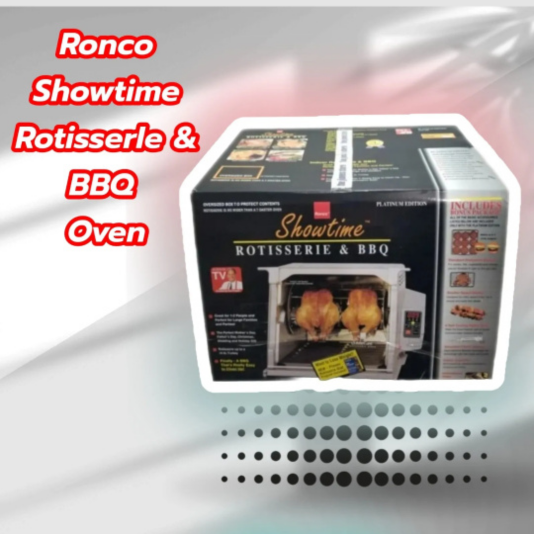 Ronco Showtime Rotisserie St5000 BBQ Roaster Groups/Party + Ext thumbnail
